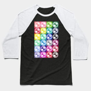Rainbow Circles Baseball T-Shirt